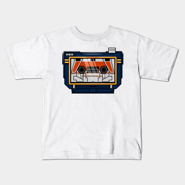 Cassette Chest Soundwave Kids T-Shirt by synaptyx